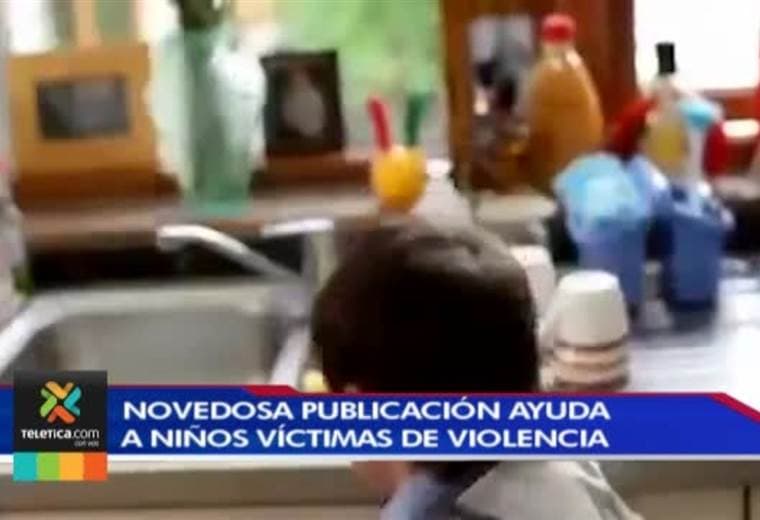 Novedoso libro ayuda a niños víctimas de violencia
