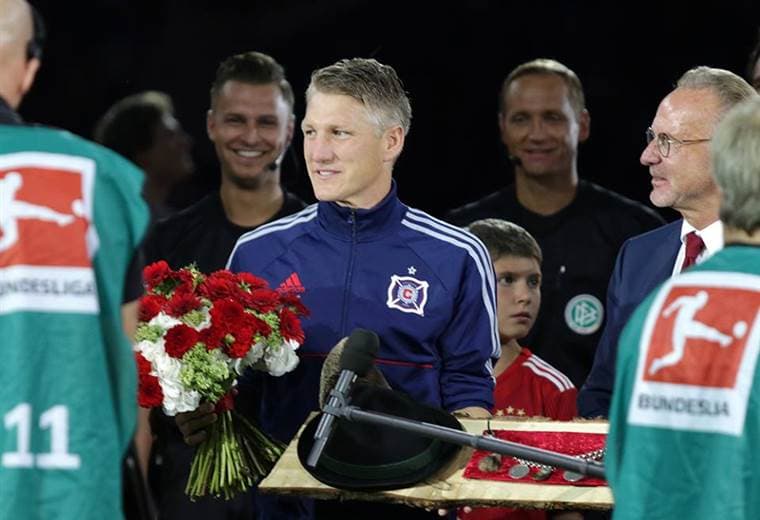 El volante alemán Bastian Schweinsteiger.