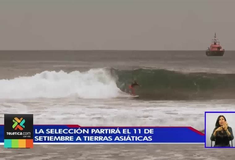 Selección Nacional de surf se prepara para enfrentar el campeonato mundial en Japón