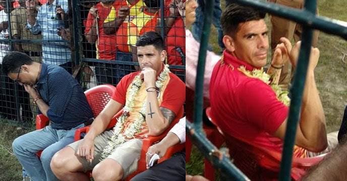 Johnny Acosta, defensor del East Bengals de la India.|Twitter