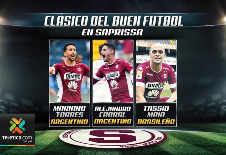 Cuatro nacionalidades también chocarán este fin de semana en el Saprissa-Herediano
