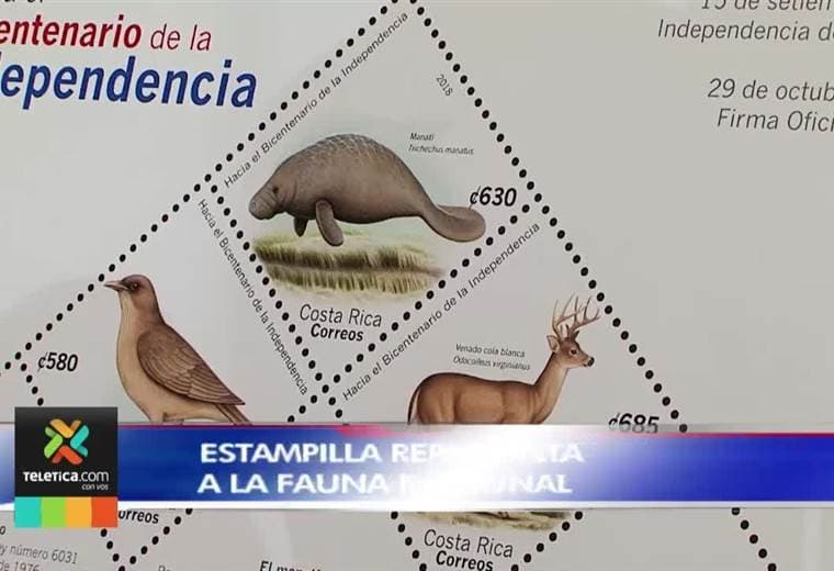 Correos de Costa Rica presentó una nueva estampilla hacia el bicentenario de la independencia