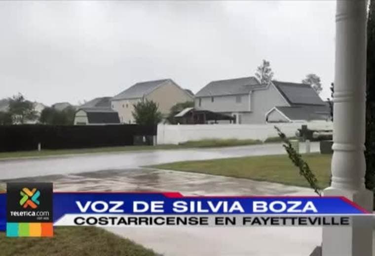Cancillería no reporta costarricenses afectados por huracán Florence