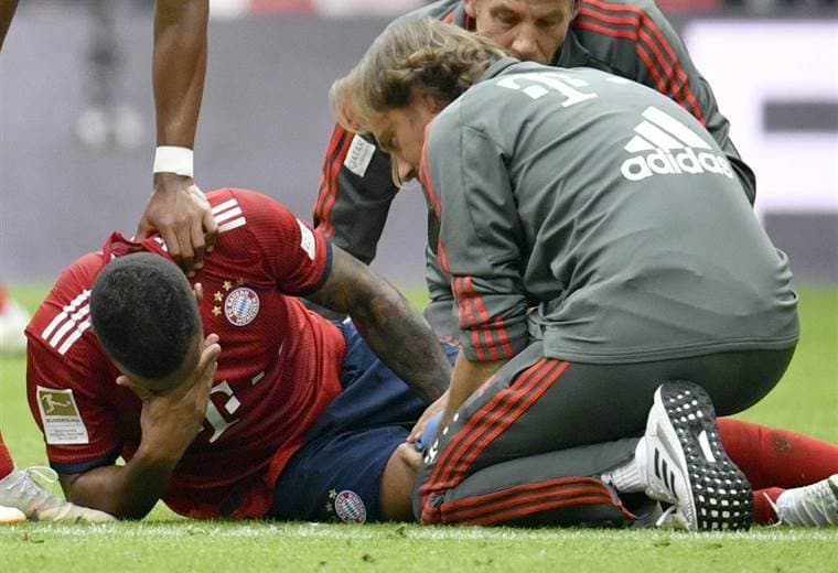 Corentin Tolisso sufrió una lesión con el Bayern.|Bayern Munchen