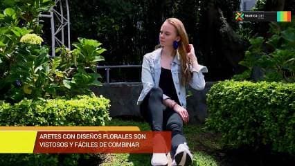 Aprenda a combinar las flores en sus aretes y luzca hermosa siempre