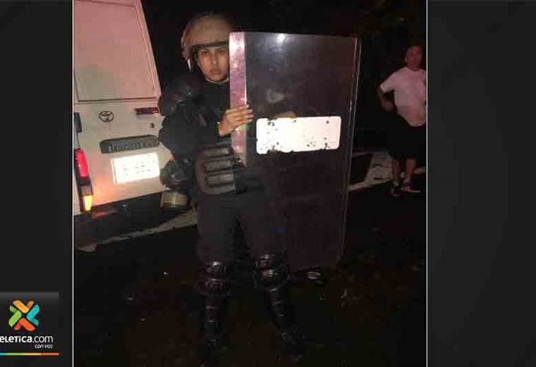 Daños a los vehículos durante la apertura de la ruta 1