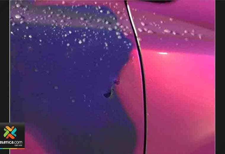 Daños a los vehículos durante la apertura de la ruta 1