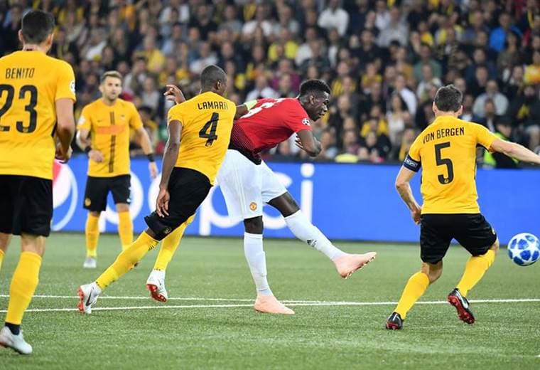 Paul Pogba, volante del Manchester United.|UEFA Champions League