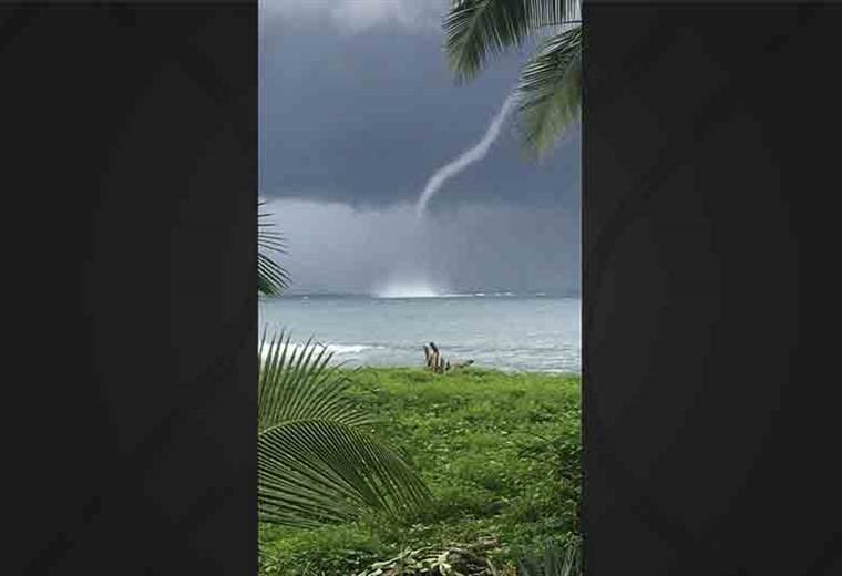 Tromba marina en Junquillal