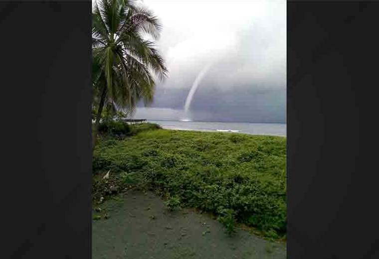 Tromba marina en Junquillal
