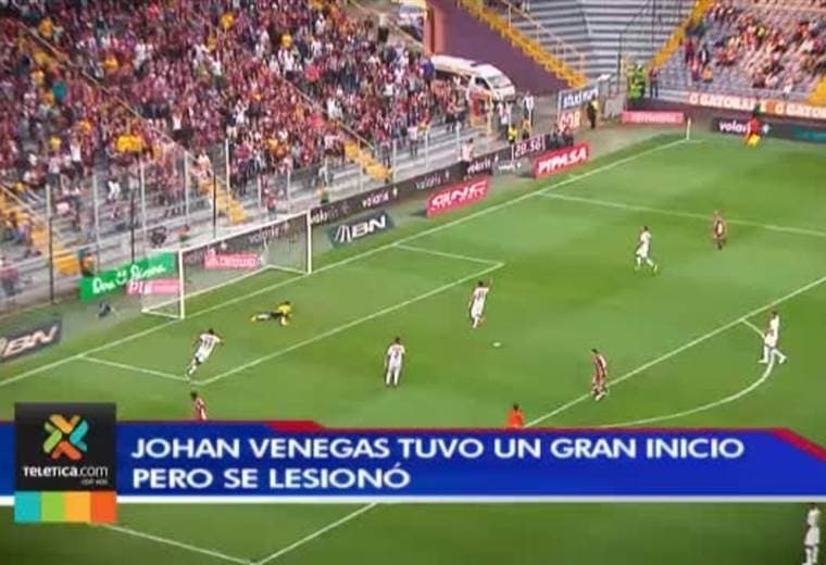 Saprissa tiene respuesta a la baja de Johan Venegas