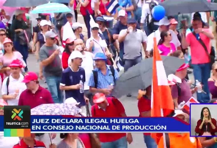 Juez declara ilegal huelga del Consejo Nacional de Producción