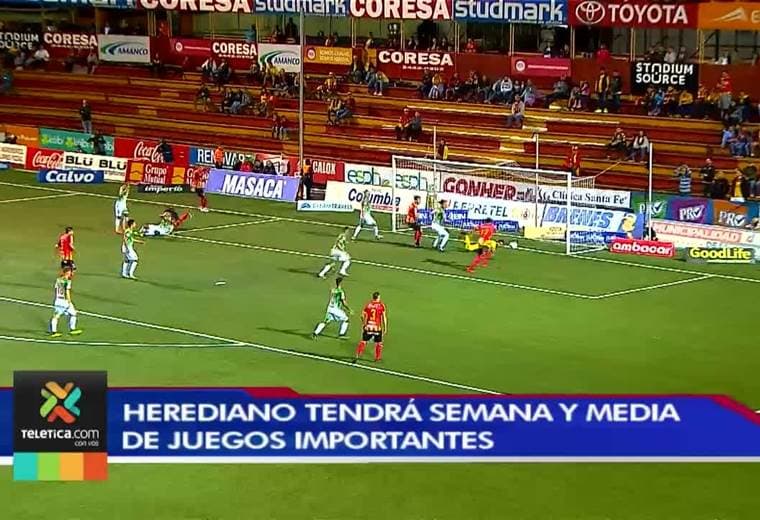 Herediano enfrenta una semana complicada y llena de retos