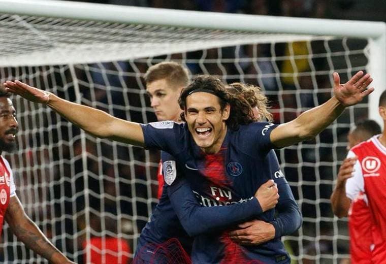 Edinson Cavani, delantero uruguayo del PSG. 