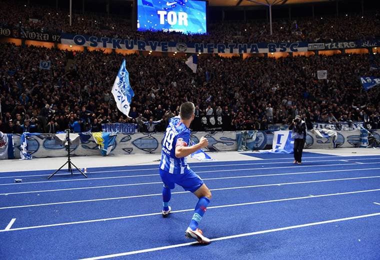 Hertha de Berlín de la Bundesliga alemana.