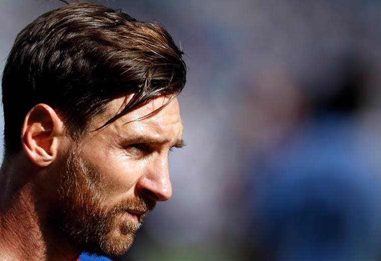 El delantero argentino del FC Barcelona, Lionel Messi. 