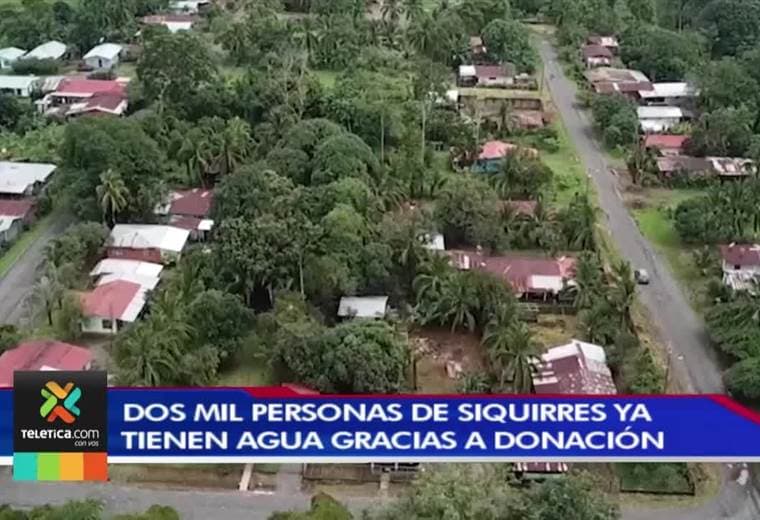 Dos mil personas de Siquirres ya tienen agua gracias a donación de nueva tubería