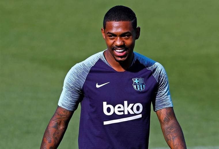 Malcom, atacante del FC Barcelona. 