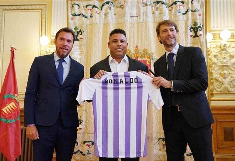 Ronaldo Nazario compró el 51% de las acciones del Real Valladolid.