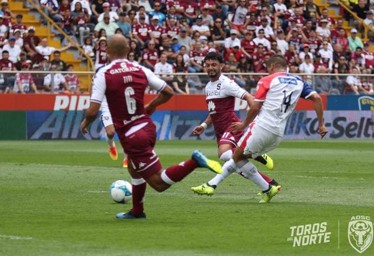Saprissa vrs San Carlos |Facebook Asociación Deportiva San Carlos. 