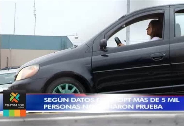 Más de 5.000 personas perdieron la prueba práctica de manejo en 2018