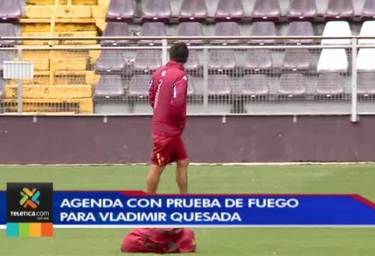 Vladimir Quesada se medirá ante el Herediano, Cartaginés y Alajuelense antes de la Concacaf