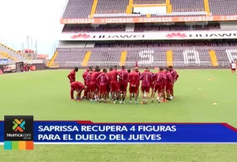 Saprissa podría contar con cuatro de sus referentes este jueves ante Carmelita