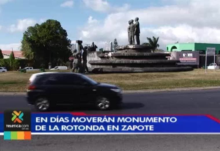 Monumento de las Garantías Sociales será removido para dar inicio al viaducto en Zapote