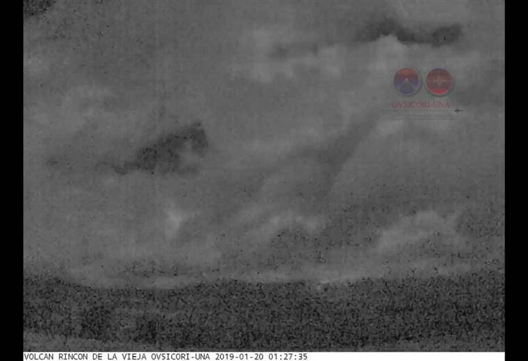 Erupción Volcán Rincón de la Vieja 20-1-19. Ovsicori