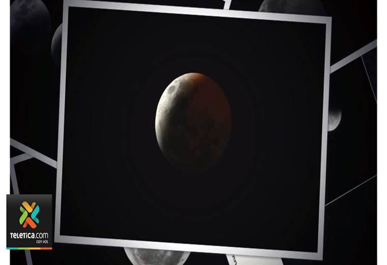 Eclipse de luna dejó en evidencia la fiebre de muchos ticos por la fotografía