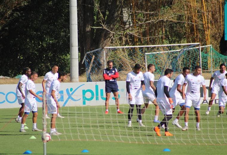 Entrenamiento de la Selección Nacional en el Proyecto Gol.|Fernando Araya