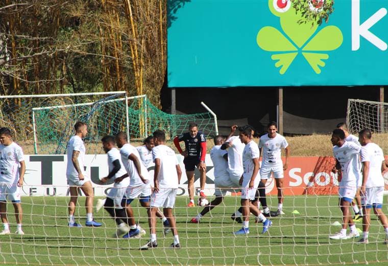 Entrenamiento de la Selección Nacional en el Proyecto Gol.|Fernando Araya