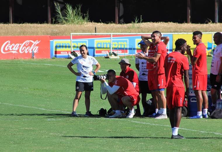 Entrenamiento de la Selección Nacional.|Fernando Araya