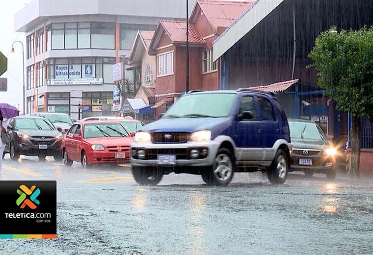 Lluvia continuará durante este viernes, sábado y domingo