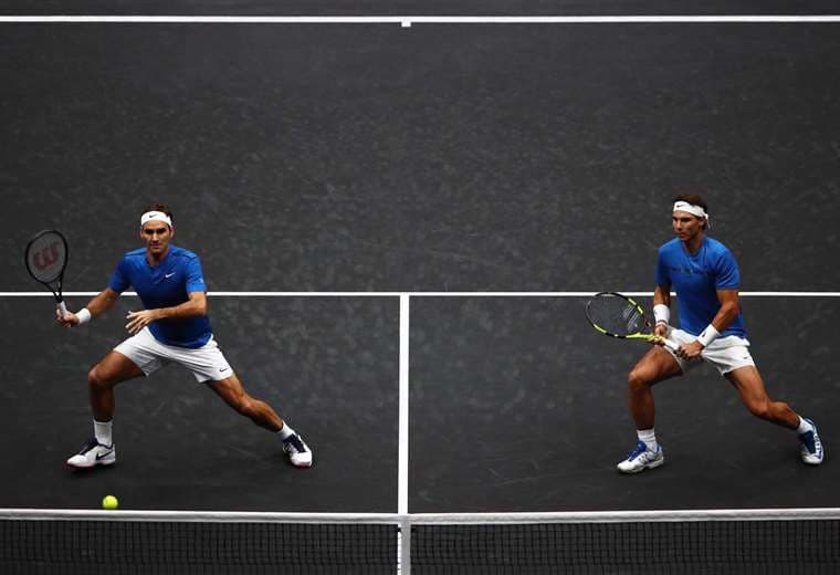 Roger Federer y Rafa Nadal | Twitter