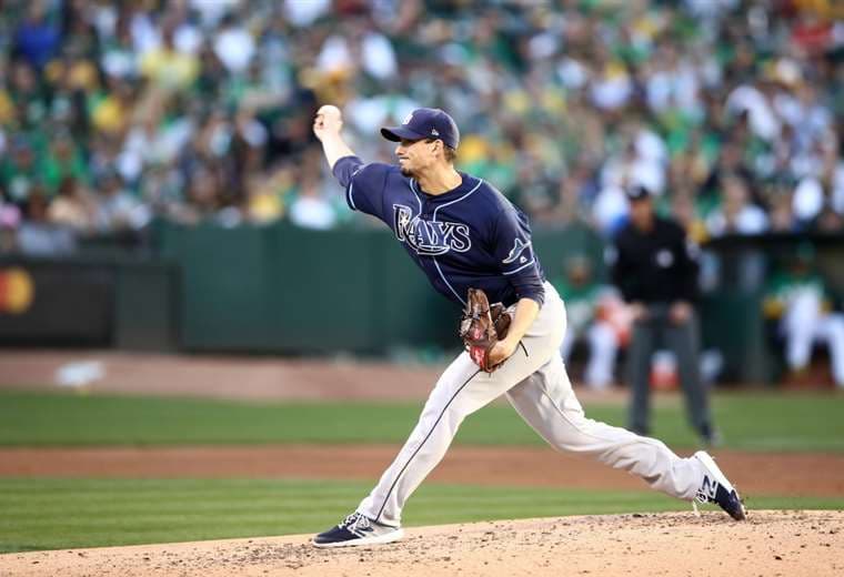 Charlie Morton de los Tamba Ray Rays | AFP