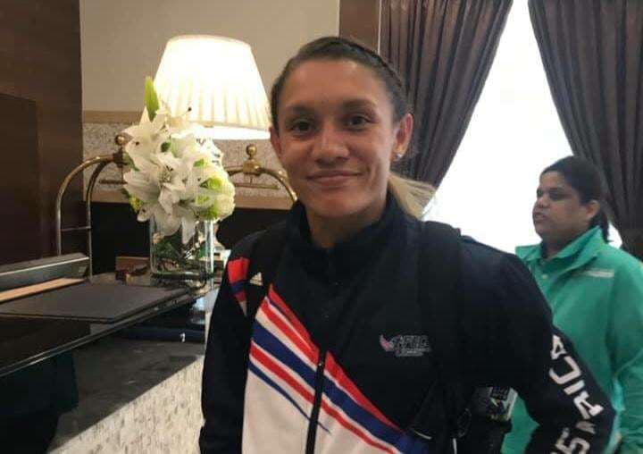 Andrea Vargas fue recibida por varios ticos en Doha | Prensa CON
