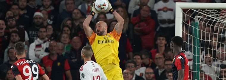 Pepe Reina del Milan. AC Milan