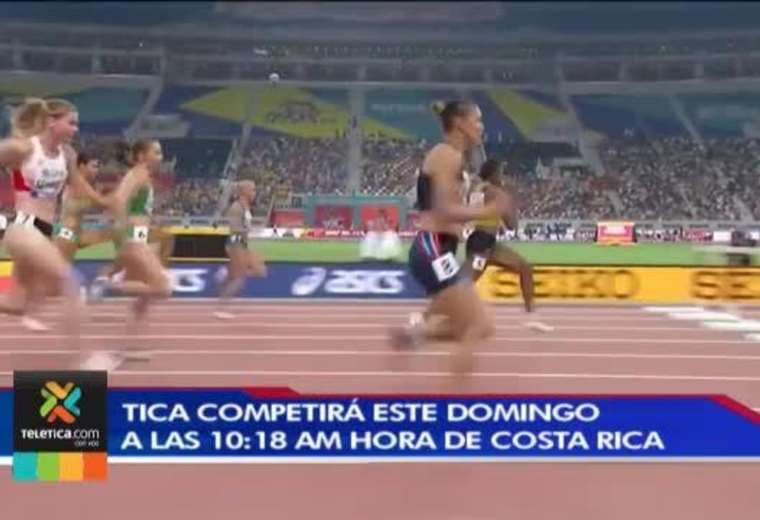 Andrea Vargas clasifica a la semifinal de los 100 metros con vallas y rompe récords