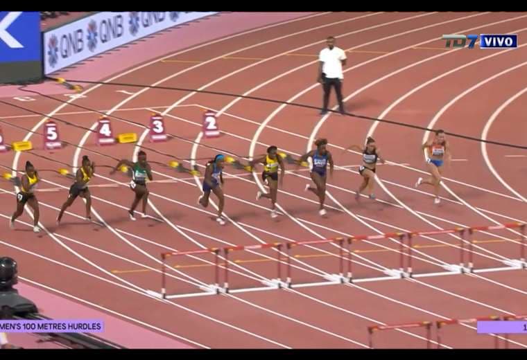 Carrera de Andrea Vargas en la final de Doha