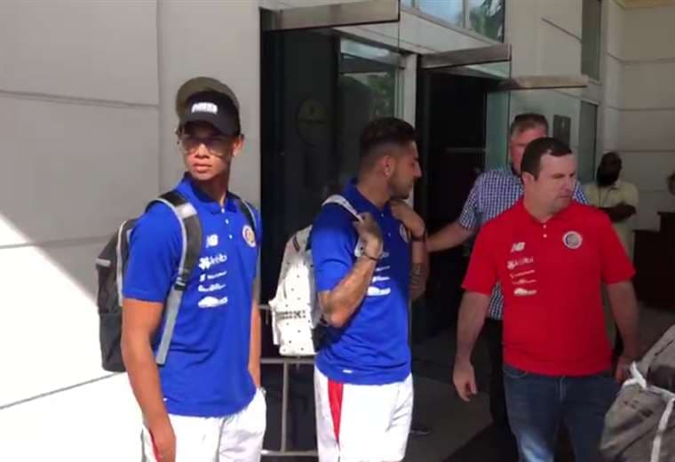 Llegada de la Selección. Video de Christian Sandoval.