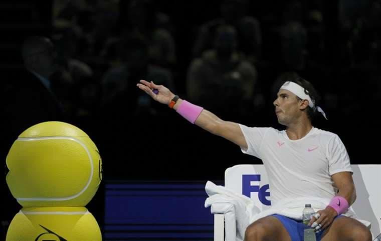 Rafael Nadal durante el Masters 1000 de Londres | AFP