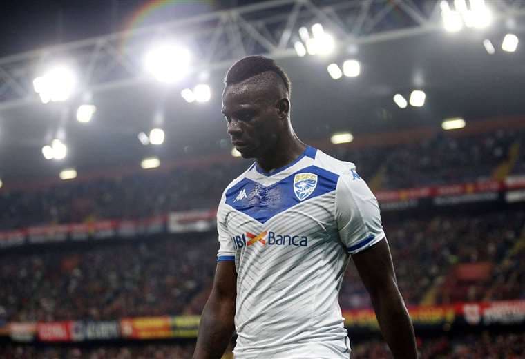 Mario Balotelli del Brescia.