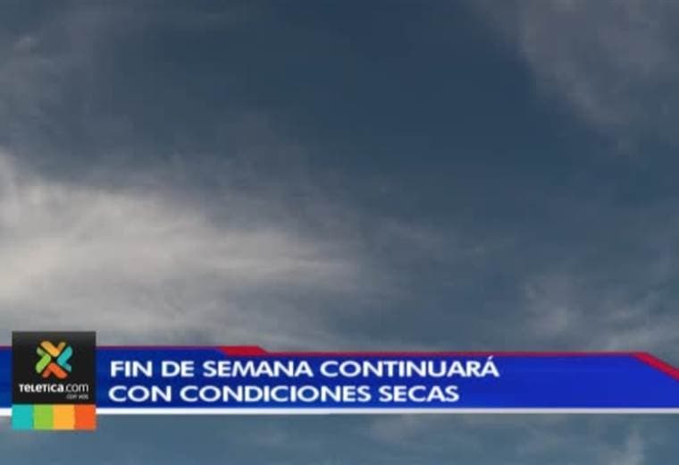 Según Instituto Meteorológico este fin de semana continuaran condiciones secas y altas temperaturas