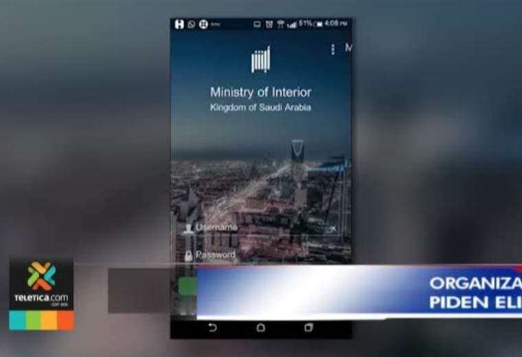 Organizaciones de piden eliminar polémica aplicación Absher