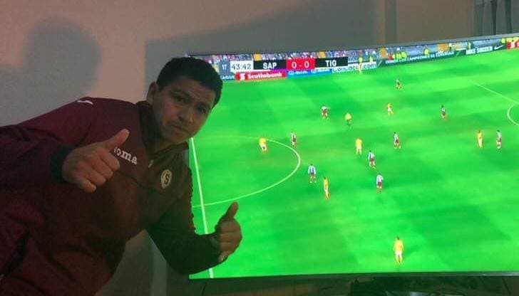 El exdelantero boliviano Carlos Saucedo. 