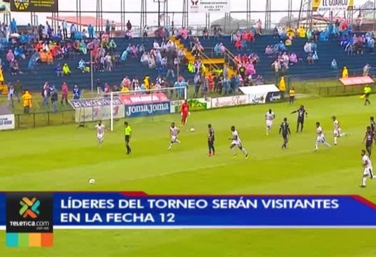 lideres del torneo seran visita en fecha 12