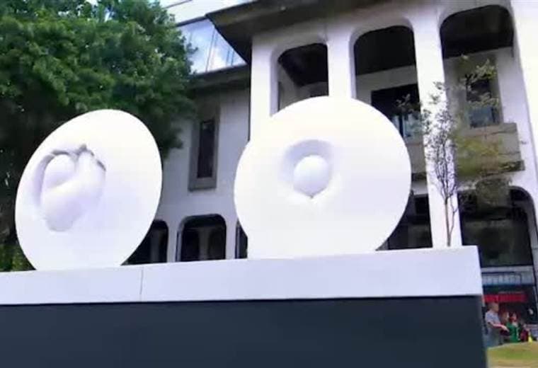 Este es el recorrido que usted debe de hacer para apreciar las esculturas de Jiménez Deredia