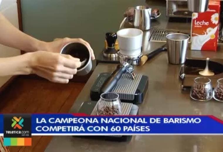 Campeona nacional de barismo se prepara para representar al país en Boston