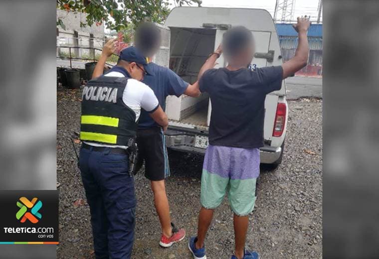 Fuerza Pública detuvo a banda que asaltaba restaurantes y sodas en Talamanca